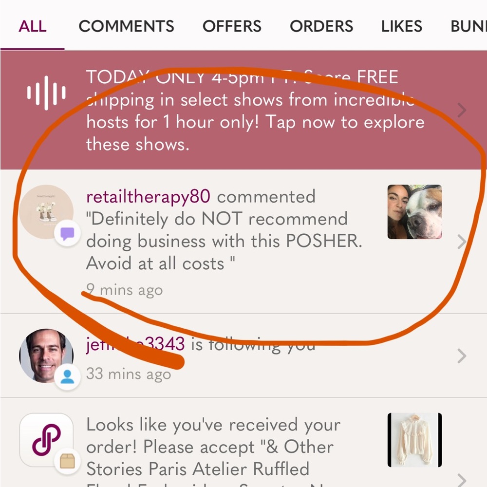 Poshmark Message Screenshot - Picture 4 of 10